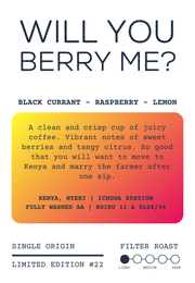 WILL YOU BERRY ME?