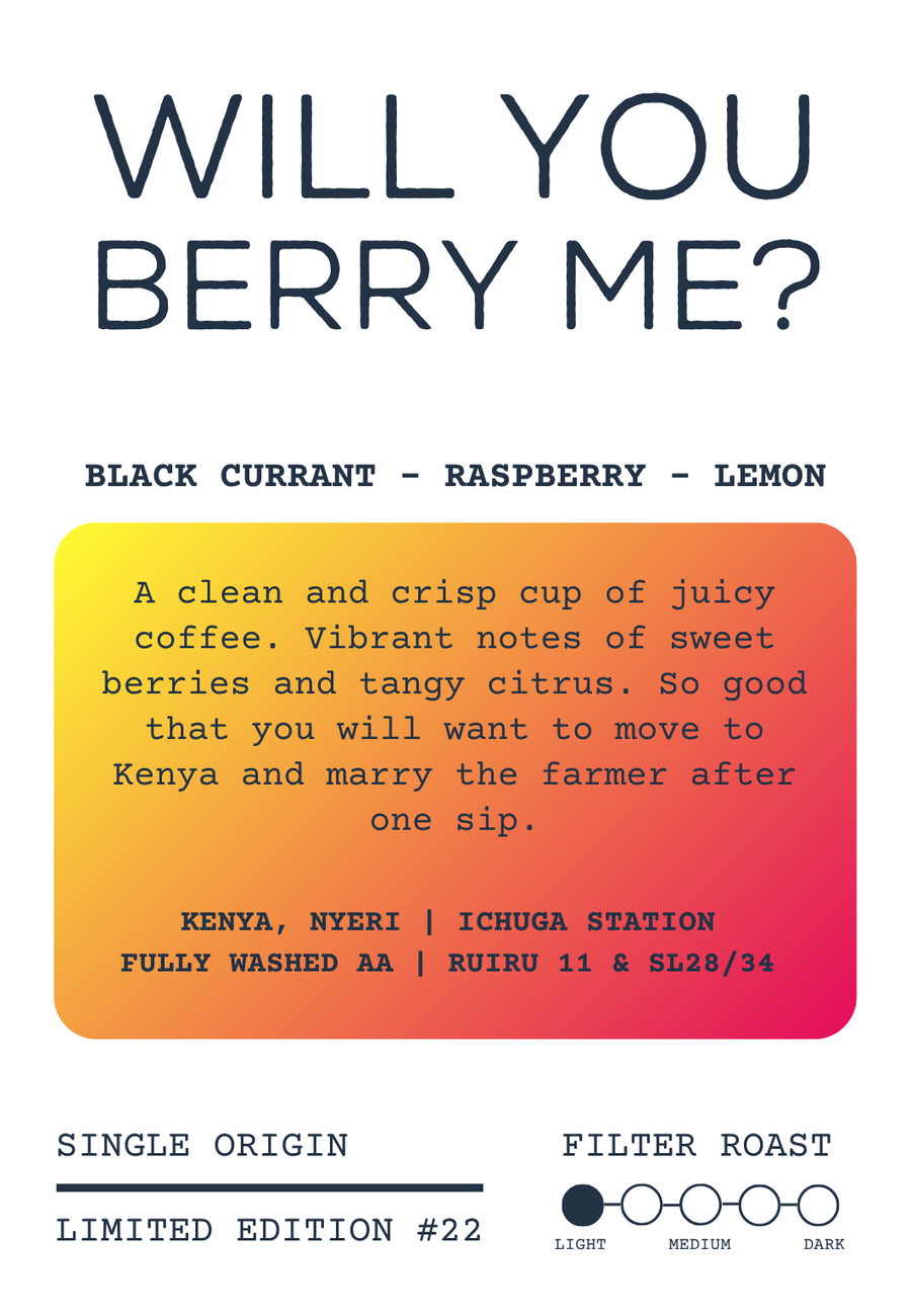 WILL YOU BERRY ME?